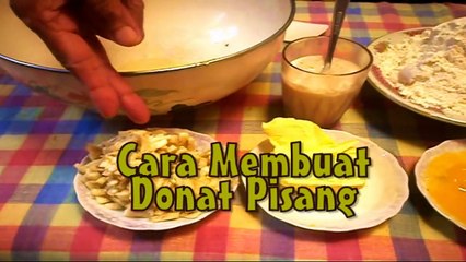 Membuat Donat Pisang