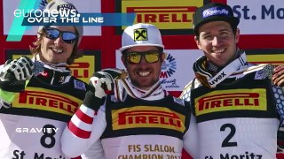 Alpine skiing- Hirscher inches closer to legendary status with slalom world title