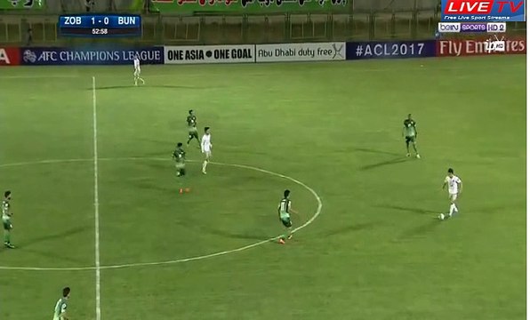 Morteza Tabrizi GOAL HD - Zob Ahan (Irn) 2-0 Bunyodkor (Uzb) 11.04.2017