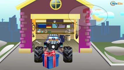 The Yellow Excavator at work in the City - Cars & Trucks Cartoons for Children