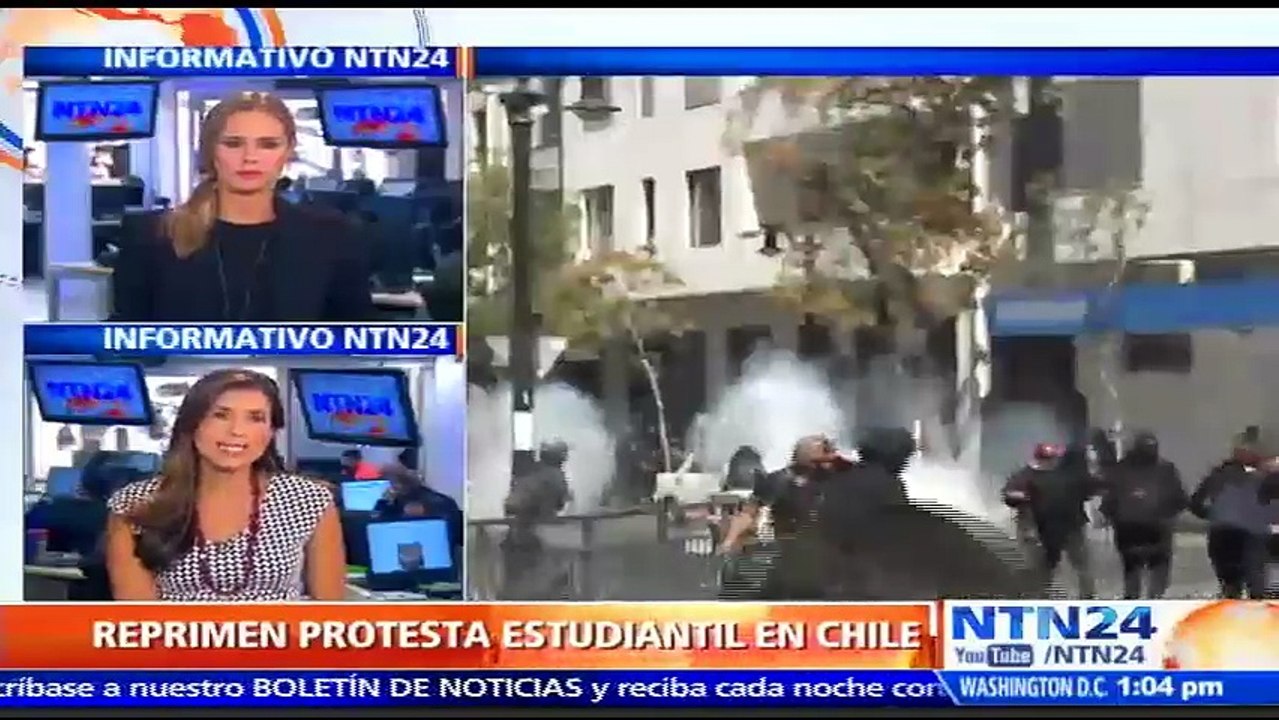 Disturbios en medio de manifestaciones estudiantiles por lo que califican como crisis en el sistema educativo de Chile