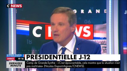 Nicolas Dupont-Aignan : "20 millions de Français n'ont pas encore tranché"