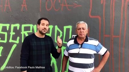 Download Video: Muro do Beco do Batman pintado de cinza poderá receber novo grafite, diz morador