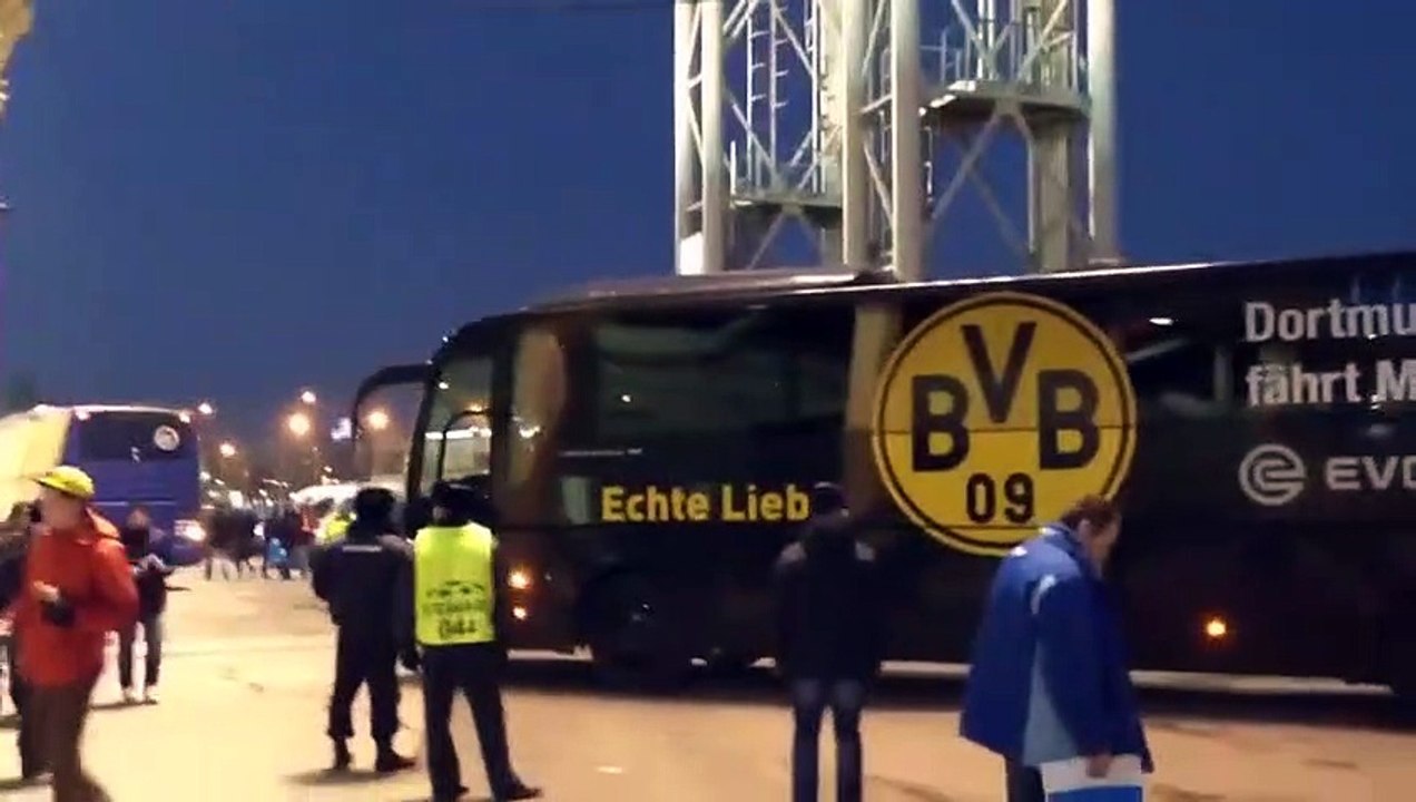 Attack At BVB Dortmund Bus !!!!