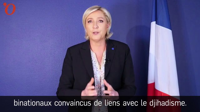 Présidentielle : Marine Le Pen et ses 10 premières mesures