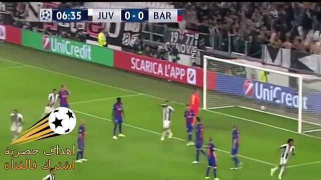 هدف باولو ديبالا العالمي في برشلونة وجنون فهد العتيبي 11-4-2017 يوفنتوس برشلونة -