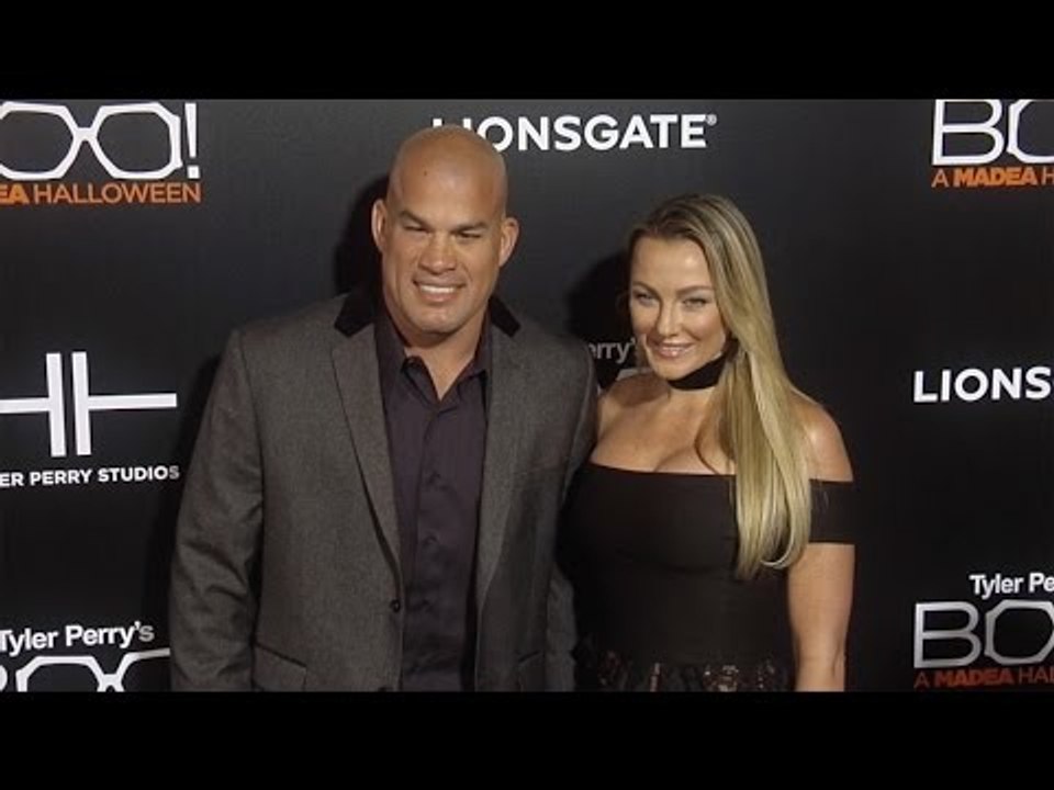 Tito Ortiz & Amber Nichole Miller "Boo! A Madea Halloween" Premiere Black Carpet