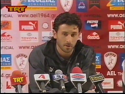 21η ΑΕΛ-ΟΦΗ 1-0 2005-06 Γαβριλόπουλος, Γκαλίτσιος, Κοτσόλης δηλώσεις-TRT