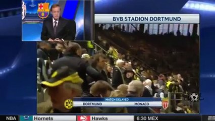 Partido Suspendido Borussia Dortmund vs Monaco por una Explosion cerca del Autobus 2017 - DETALLES