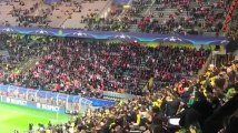 Le beau réflexe des supporters Monégasques dans les tribunes de Dortmund