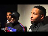 Andre Berto & Andre Ward talk KO of Victor Ortiz and Sergey Kovalev