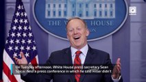 Twitter had a field day with Sean Spicer after his press conference today