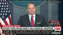 Sean Spicer Says STUPID Hitler Comment!