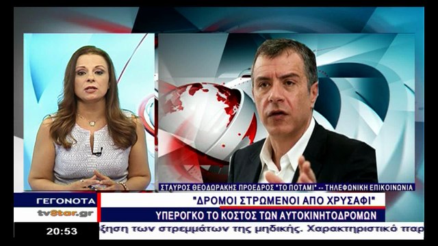 Ο Σταύρος Θεοδωράκης στο STAR Κεντρικής Ελλάδας