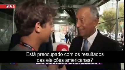 Repórter francês entrevista Marcelo sem saber com quem estava a falar