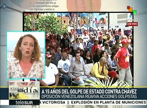 Venezuela: conmemoran los 15 años del golpe de estado contra Chávez