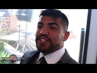 Victor Ortiz on Berto face off "Its a child! Hes lost! I'm finally in my prime!"