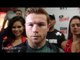 Canelo Alvarez to Golovkin "At 25 I've faced the best in the world. Look who he just faced!"