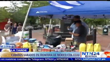 Download Video: Cubanos en la Pequeña Habana recolectan medicinas para sus connacionales varados en la frontera de EE. UU. con México