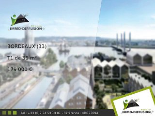 T1 A vendre Bordeaux 36m2 - 179 000 Euros