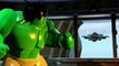 Lego Marvels Avengers Hulk Attacks Stan Lee's Fighter Jet Scene 'The Avengers'