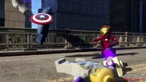 Lego Marvels Avengers Thor & Hulk Take Down a Chitauri Leviathan 'The Avengers'