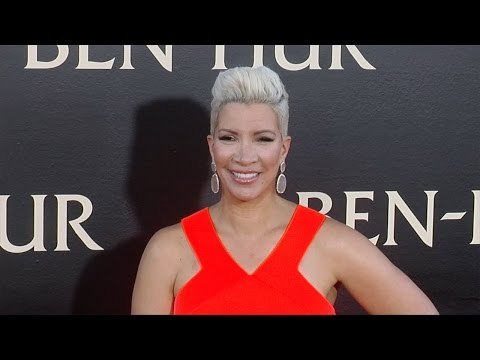 Rebecca Crews Ben-Hur Los Angeles Premiere Red Carpet