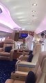 Inside View of Private Jet of Wealthy Qatar Princes On Which The