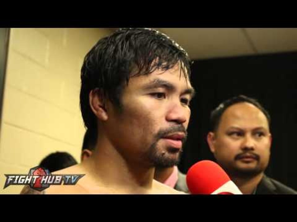 Manny Pacquiao "If I miss boxing I can come back!" Talks mayweather rematch & a Canelo fight