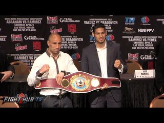 Arthur Abraham vs. Gilberto Ramirez COMPLETE Press Conference & Face Off Video