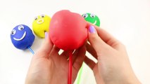 Play Doh Lollipops Learning Colors Superhero Finger Family for Childrens Nursey