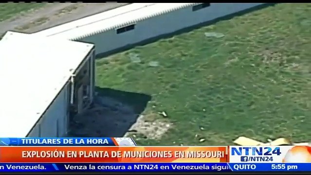 Explosión en planta de municiones del Ejército de EE. UU. deja un muerto y cuatro heridos en Missouri
