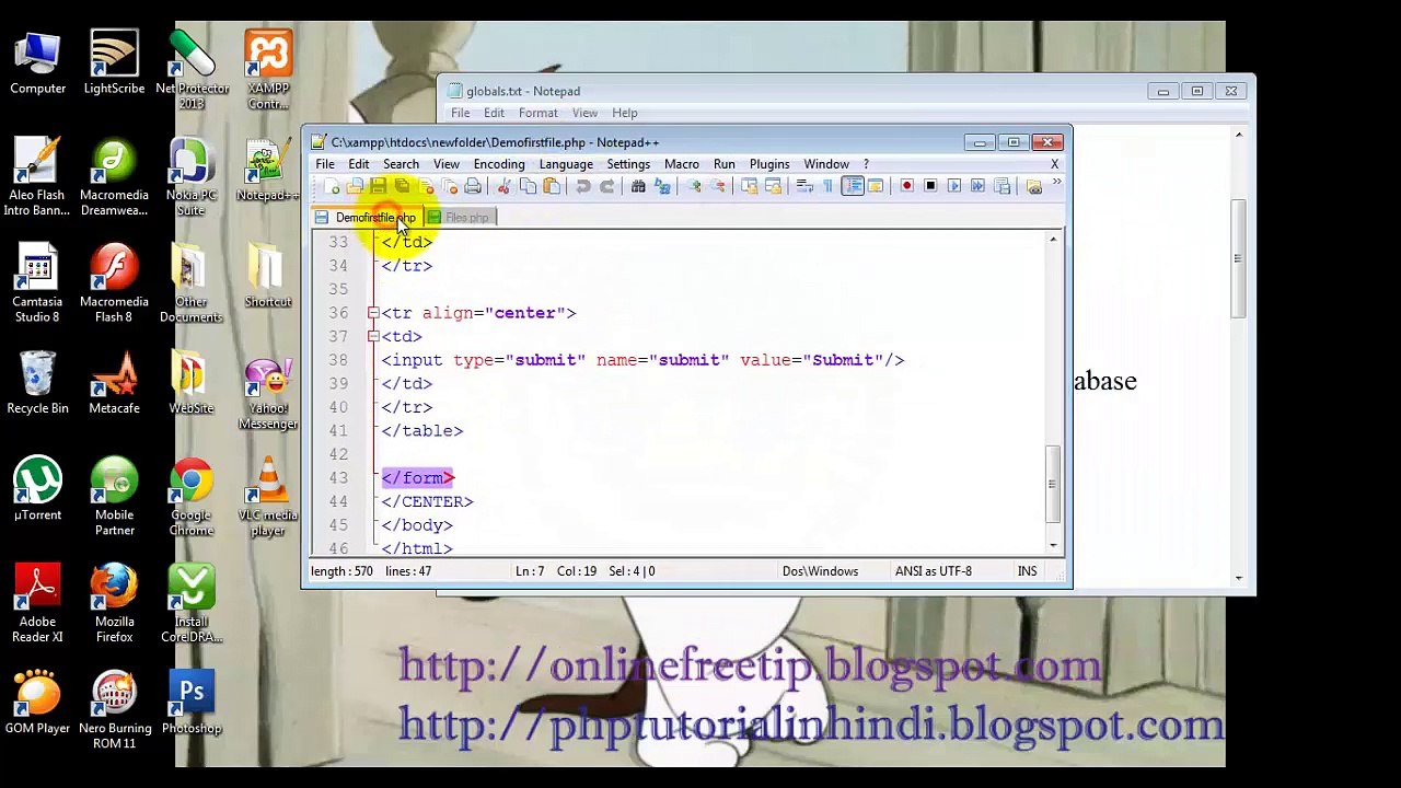 PHP Tutorial in Hindi-Urdu 34 -Introduction FILES Method with Example-1-3_x264
