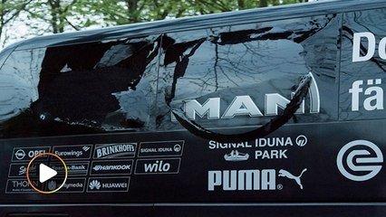 Bas pasukan Dortmund diserang, tiga siri letupan berlaku