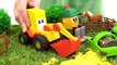 Toys and kids games. Leo the truck and his friends build a road for ca