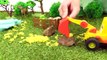 Toys and kids games. Leo the truck and his friends build a road for c
