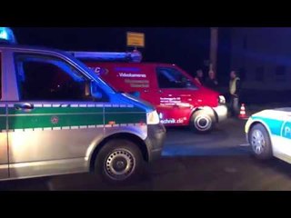 Police Erect Barriers as Explosion Damages Borussia Dortmund Team Bus