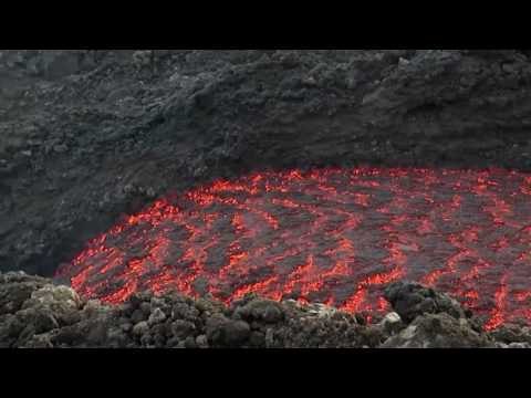 Lava Flow Seen on Slopes of Mount Etna