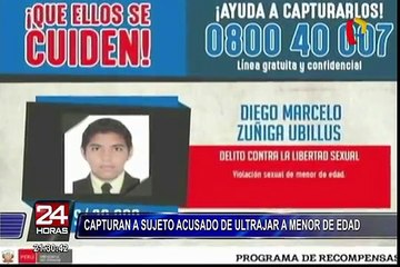 Piura: detienen a joven acusado de violar a menor de edad