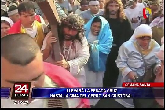 Semana Santa: 'Cristo Cholo' recorrerá nuevamente las calles del Rímac