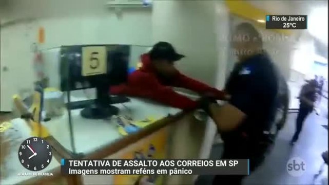 Criminosos são presos após tentativa de assalto com reféns em agência dos Correios