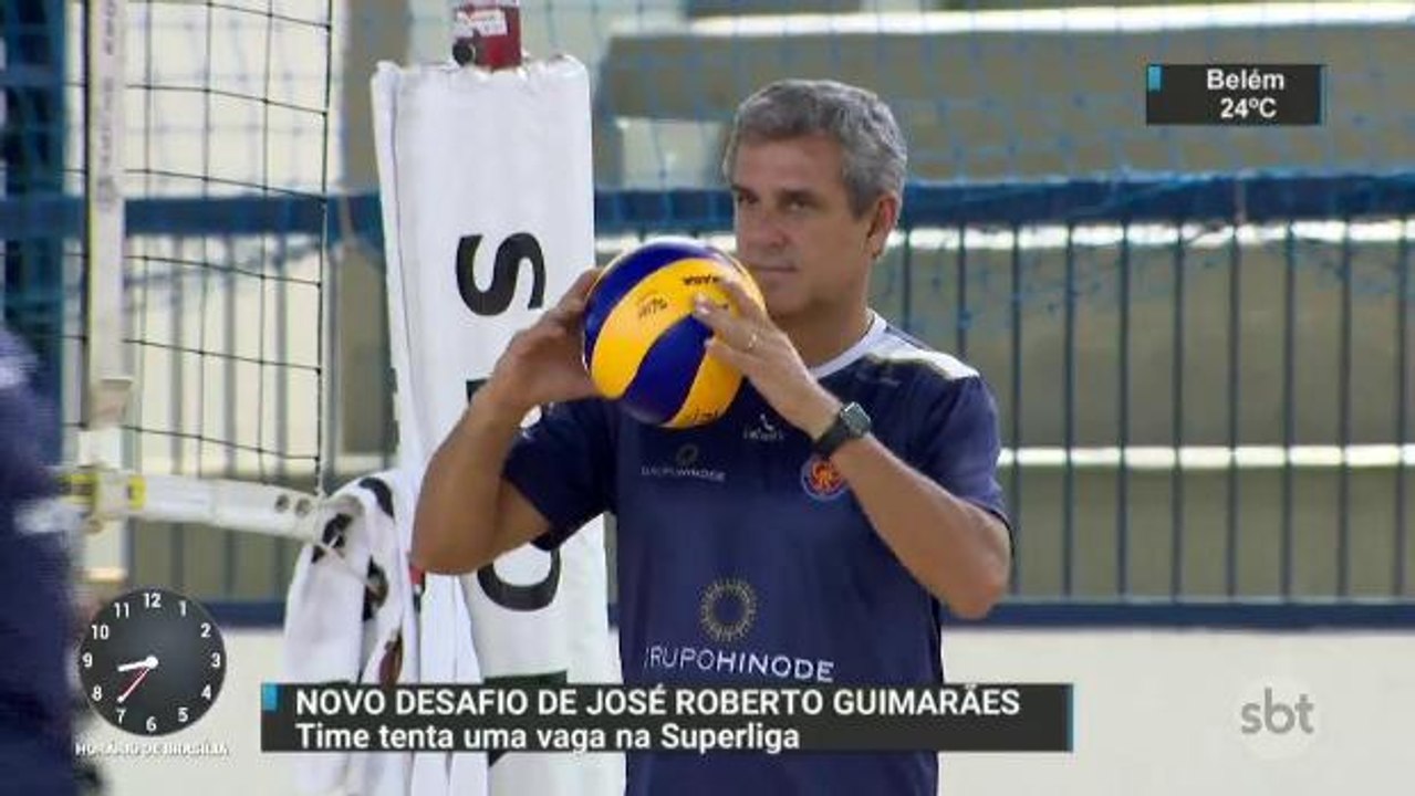Time formado por José Roberto Guimarães tenta vaga na elite do vôlei nacional
