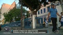 Prefeitura do Rio quer construir muros à prova de tiros de fuzil nas escolas municipais