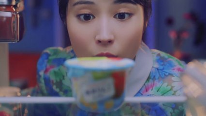 【広瀬アリス CM】グリコ 朝食りんごヨーグルト「夜もすっきりんご」篇　【30秒】