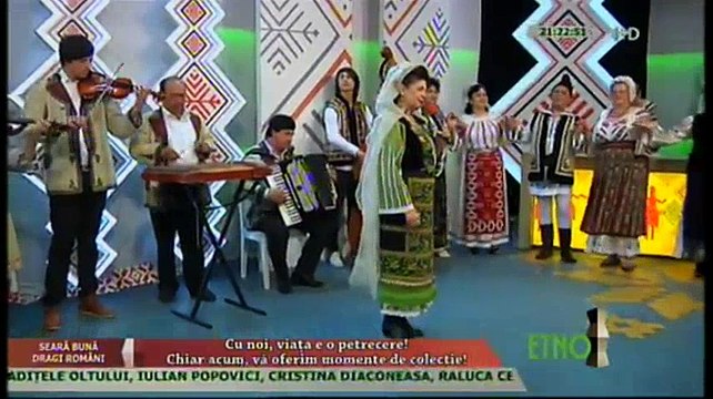 Maria Stanescu - Vin Floriile cu soare (Seara buna, dragi romani! - ETNO TV - 15.04.2016)