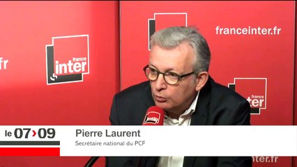 Pierre Laurent : "Je crois qu'une présidence de Marine Le Pen serait une présidence extrêmement dangereuse pour la paix."