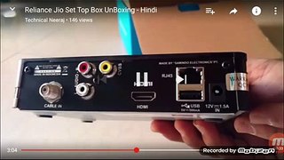 Jio Set top Box Video