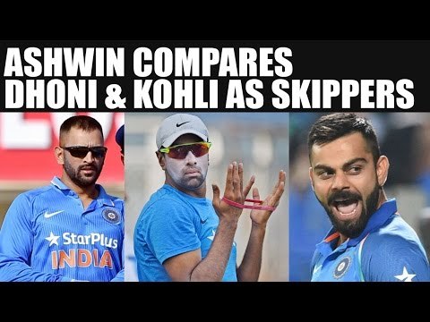 Virat Kohli is aggressive, I take my hats off to MS Dhoni, says Ashwin | Onindia News