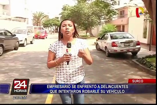 Empresario se enfrentó a delincuentes que intentaron robarle su auto