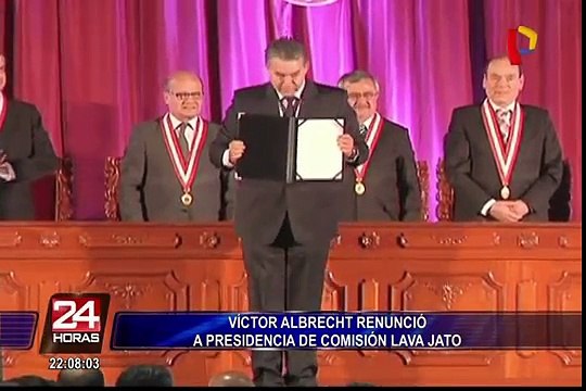 Reacciones tras renuncia de Víctor Albrecht a comisión Lava Jato